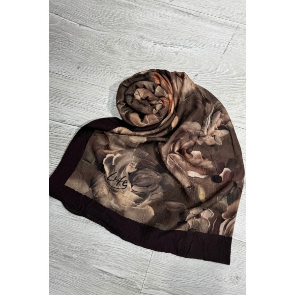 Dijital Bambu Pamuklu Şal 019K